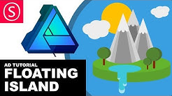 Affinity Designer: Floating Island Tutorial // Beginner Vector Design