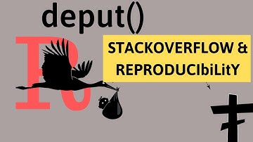 dput - R Reproducible Example for Stack Overflow