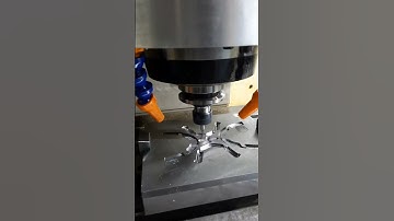Cnc milling with ballnose end mill cutter #shorts