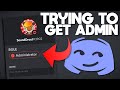 Trying to get ADMIN in Random Discord Servers (And Trolling...)