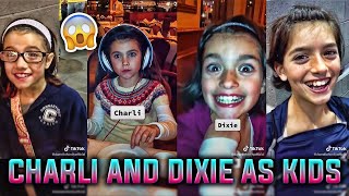 Charli & Dixie UNSEEN FOOTAGE As Kids (COMPILATION)