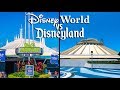 Top Disney World Rides vs Disneyland Rides Pt 2 - Tomorrowland