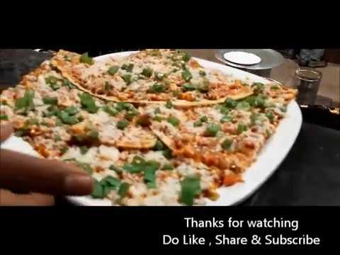 Pizza Dosa & Green Chilli Dosa | Indian Street food Pizza Dosa | Dinner food | Fusion Dosa | Indian Street Food (Khana pakana)