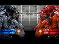 Red Venom & Red Hulk VS Venom & Grey Hulk - Marvel vs Capcom Infinite