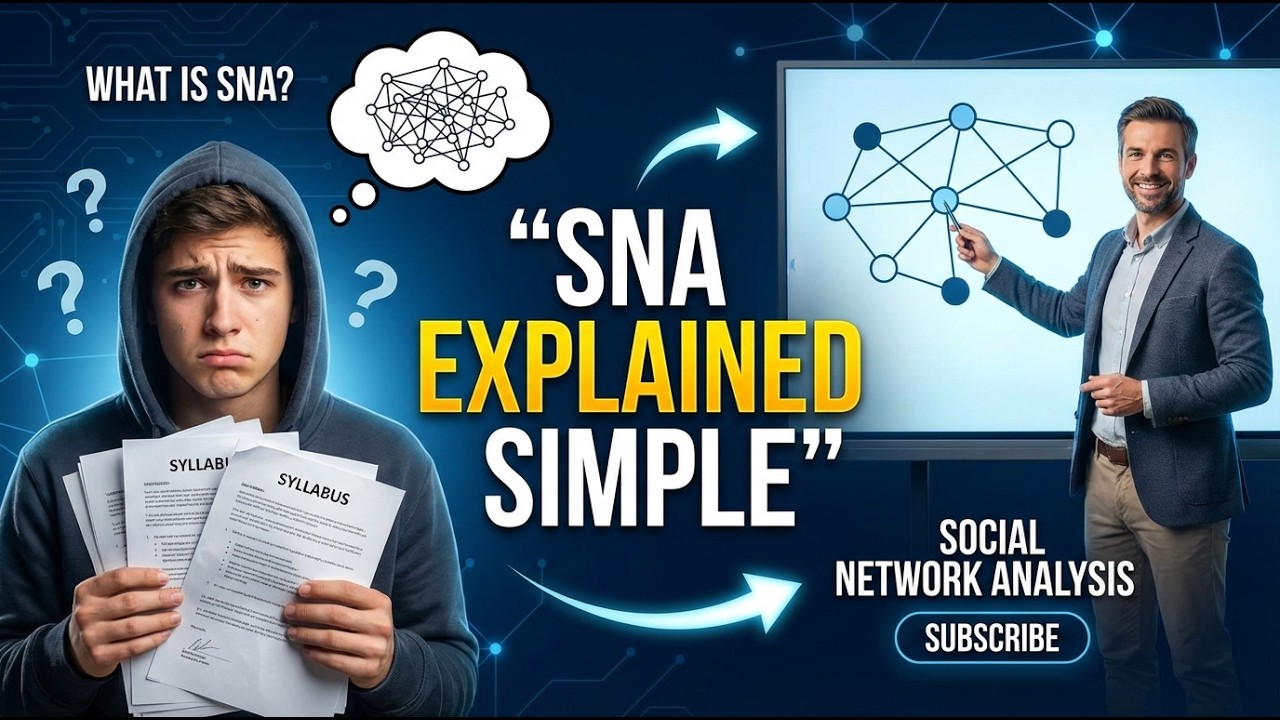 Sna Basic Example What is Social Network Analysis? | SNA Explained Simple | JNTUH R22 ...