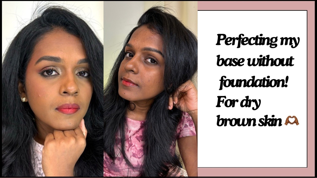 Basic makeup tutorial. step by step instruction for dark skin! dry ...