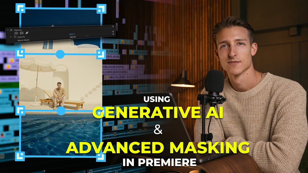 Using Photoshop Generative Fill & Masking in Premiere Pro to Replace a Background | Adobe Video