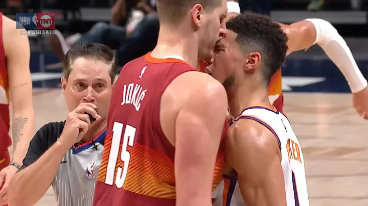 Nikola Jokic & Devin Booker go face-to-face after that play & Jokic gets ejected 😮 Suns vs Nuggets - DayDayNews