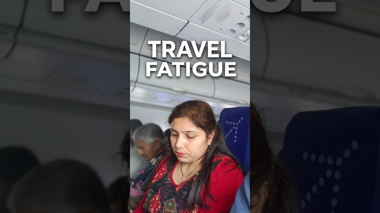 Family feeling tiredness in IndiGo flight going from Delhi to Goa | #delhitogoa #indigoflight