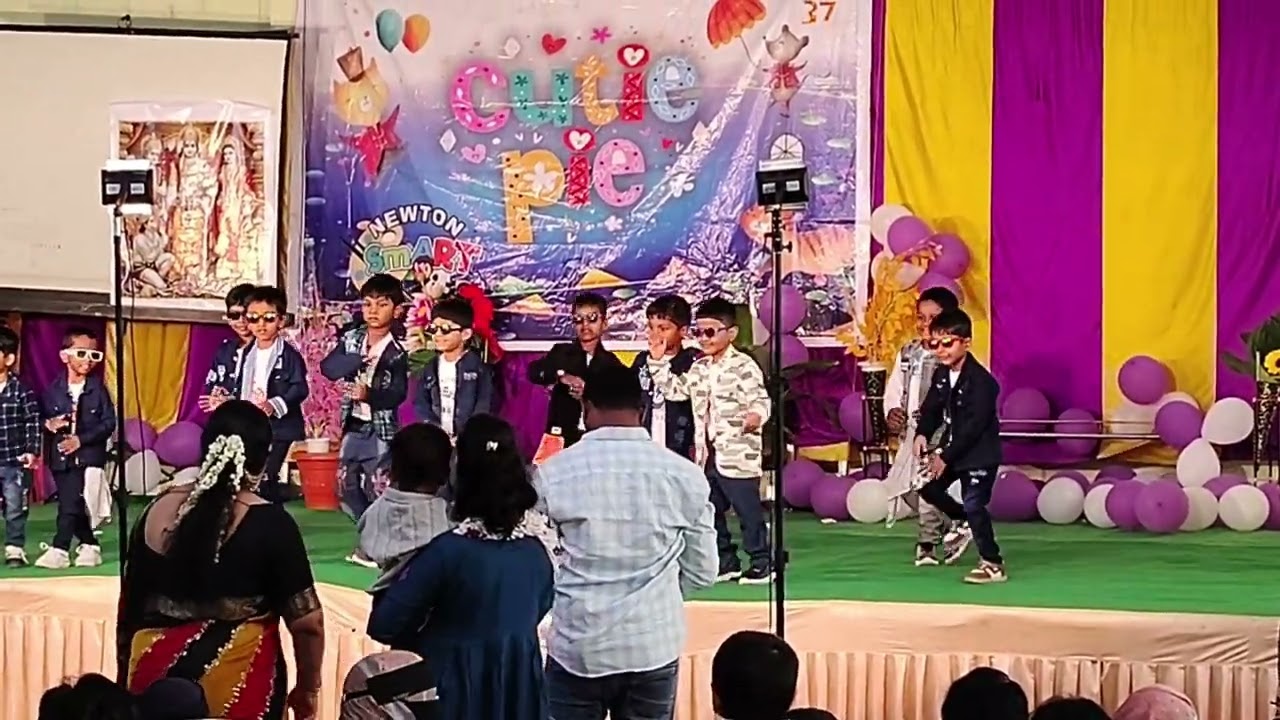 Newtown School LKG students 2025-2026 Batch Dance Performance -1 Performer Master Avula Bhavesh