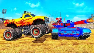 Monster Max Derby Crash Stunt - Monster Truck Driving Simulator Games. screenshot 5