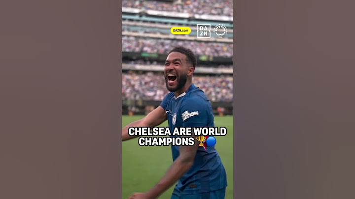 Chelsea Are FIFA Club World Cup CHAMPIONS!