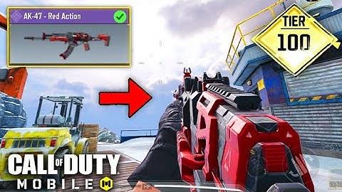NEW AK47 RED ACTION GAMEPLAY in CODM! (Season 1 BP)