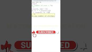Reverse Number Pattern in Python - Right Angle Triangle Pyramid #shorts #viral #coding #shortvideo