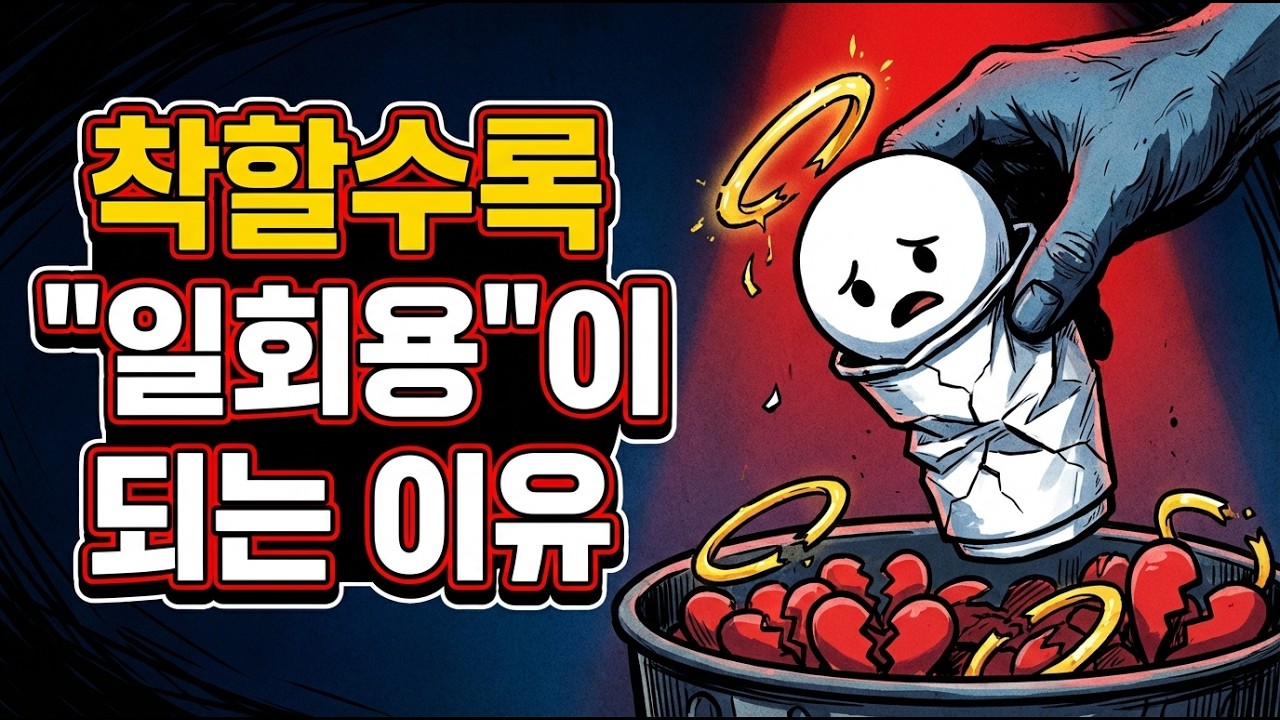 호의가 '권리'가 된 게 아닙니다, 당신이 '일회용'이 된 겁니다.