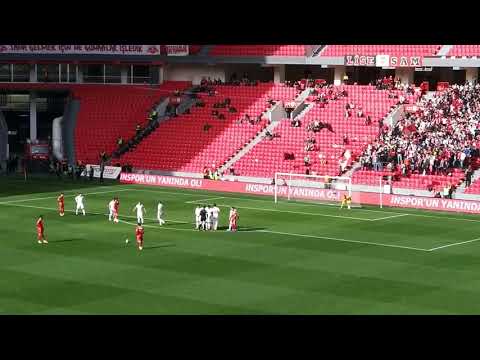 Samsunspor-Gümüşhanespor maçı Abdulkadir Özgenin golü