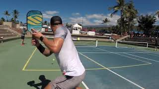 2020 Hawaii Open men's 5.0 Singles Tyson Mcguffin Vs Bryce Haslem