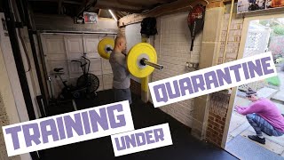 Trainiing in Quarantine - Crossfit Home Gym Workouts - CovID-19 Lockdown