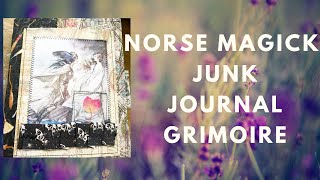 Norse Magick Junk Journal - A Grimoire for Haley