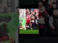 the football player reaction 🥶😱