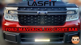 Ford Maverick Lasfit LED Light Bar #lasfit #fordmaverick #maverickxlt #ecoboost