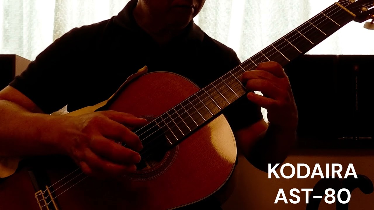 KODAIRA Gutiar AST-80 Sound Check 小平ギター検分 - YouTube