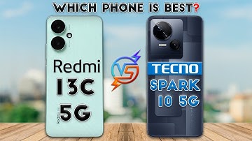 Redmi 13c vs Tecno Spark 10 : Winner❓😮