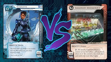 [EN] Android: Netrunner - In English #45 Silhouette Aggro VS Saraswati No Turtle