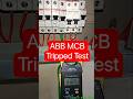 MCB Circuit Breaker Tripping Test || How to Check Circuit Breaker Tripping Function by Injector.