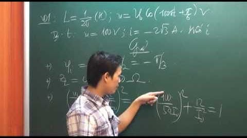 Bài 03. Mạch điện xoay chiều chỉ có một phần tử