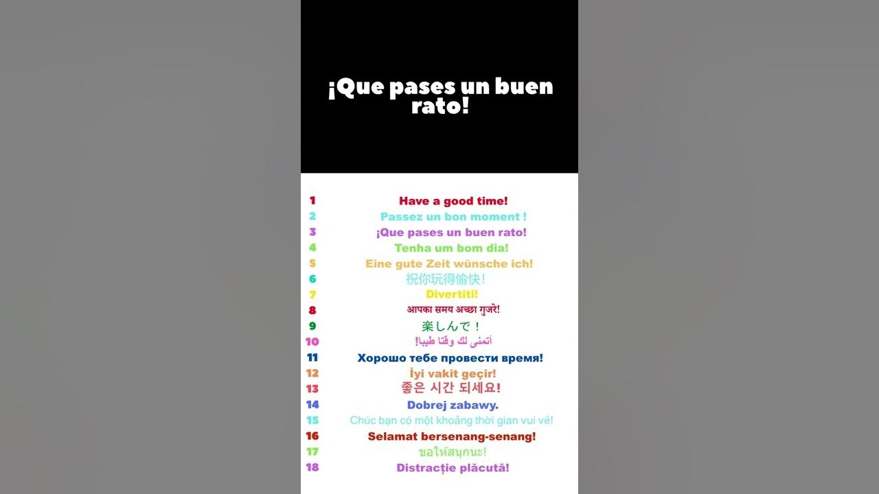 how-to-say-have-a-good-time-in-spanish-youtube