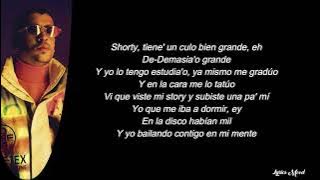 Bad Bunny - Yonaguni LETRA