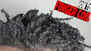 how to finger coil hair tutorial defined curls