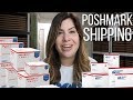 HOW TO SHIP POSHMARK SALES | Poshmark Shipping With Me Vlog