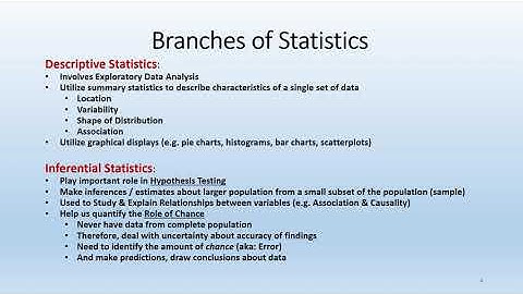 Lecture 1 - Introduction to Statistics