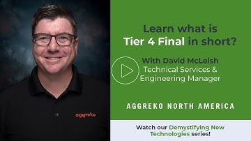 What is Tier 4 Final? | Aggreko