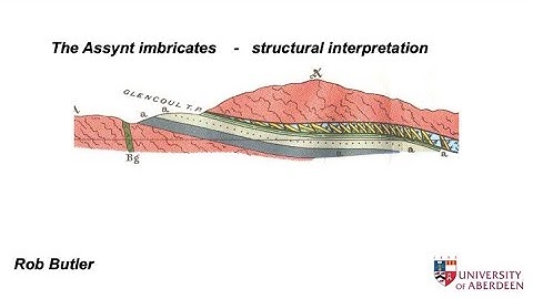 The Assynt imbricates - structural interpretation
