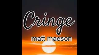 cringe matt maeson lyrics video