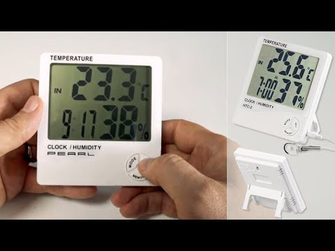 PAIRIER Thermomètre Maison 3 pièces Mini LCD Thermomètre