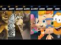 MADAGASCAR VS BUBBLE GUPPIES! || SUPER SMASH BROS ULTIMATE