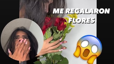 ME DEJARON FLORES EN LA PUERTA😱 / GABY