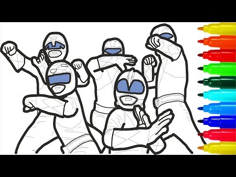 worried-power-rangers-coloring-pages-|-coloring-with-colored-markers-|-abcd-surprise-tv