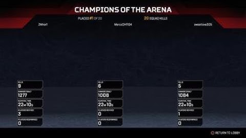 Apex Legends: 20 Kill Random Squad Win