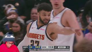 Will4k Reacts to WARRIORS at NUGGETS | FULL GAME HIGHLIGHTS | December 25, 2023