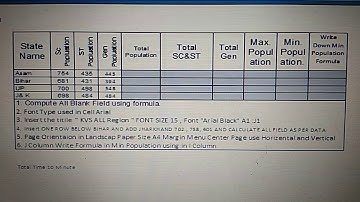 KVS CPT Demo Test for Excel