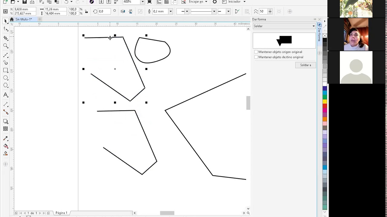 Unir Nodos en Corel YouTube