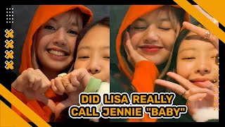 Did Lisa Really Call Jennie &quot;Baby&quot; - JENLISA MOMENTS You Might Have Missed #jenlisa