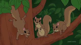 Shellac - Squirrel Song [Rick & Morty Video]