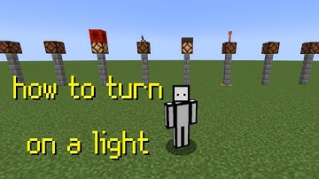 14 ways to turn on a redstone lamp