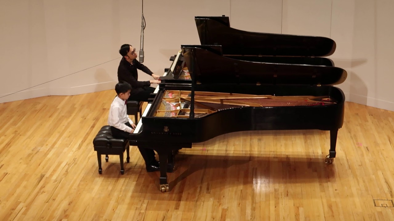 Talented 10-year Cary performing Mozart's Concerto No 21 in C Major k467, 3rd movement and WON
